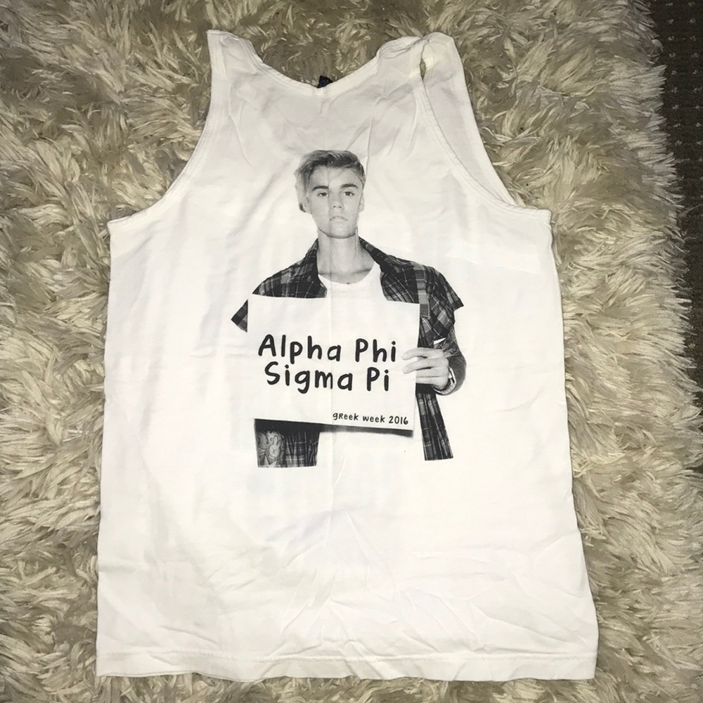 Size medium Alpha Phi Sig Pi Greek week tank